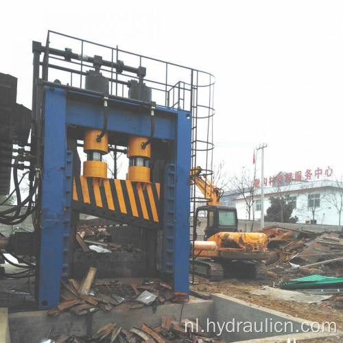 Hydraulische Guillotine Plaatwerk Shear Recycling Machine